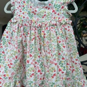 Rachel Zoe Kids Dress with Heart and Leaf Print